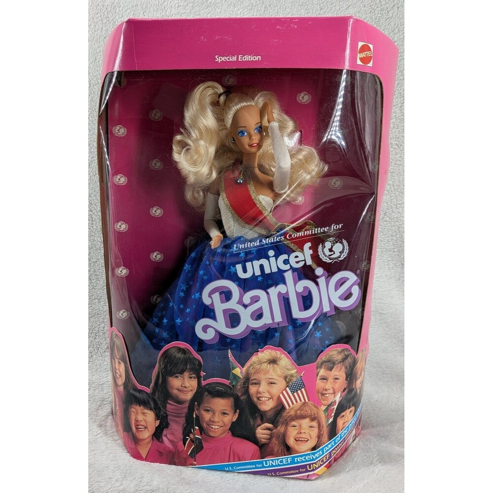 Barbie Special Edition UNICEF Doll Rooted Hair w/Gown LE